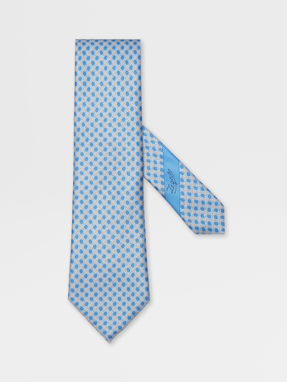 Light Blue Silk Tie